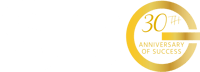 SDG Logo - 10000px - 30th Anniversary - White